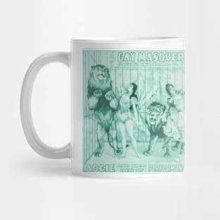 Gay Masqueraders in Mint Mug